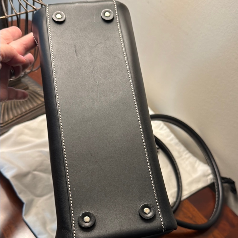 Coach Black Satchel with Signature Monogram w/Hang Tag - Picture 5 of 12